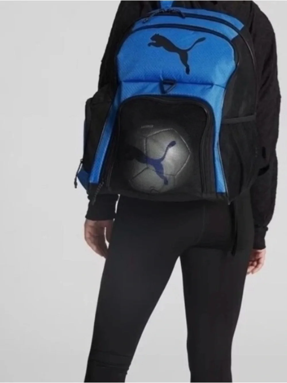 New Puma Soccer Backpack pockets for cleats and ball storage